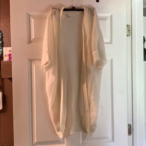 3/4 length shortsleeved cocoon sweater